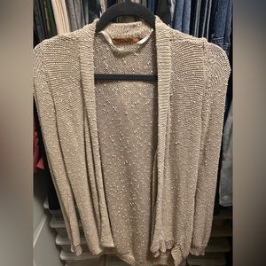Textured Long-Line Open-Front Sweater for Women
